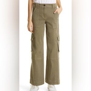 TWP Coop Cotton Twill Cargo Pants in Khaki Green